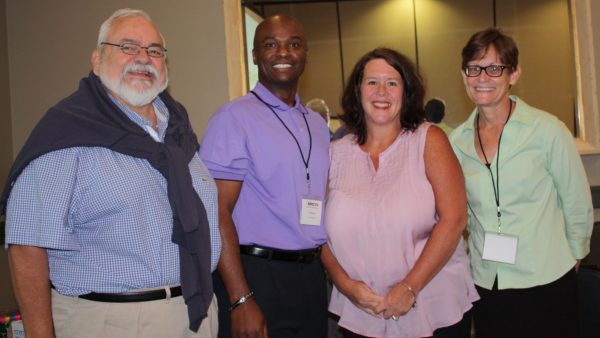 Dr. Andy Munoz, Leonard Burton, Ashley Carraro, and Jean Carpenter Williams